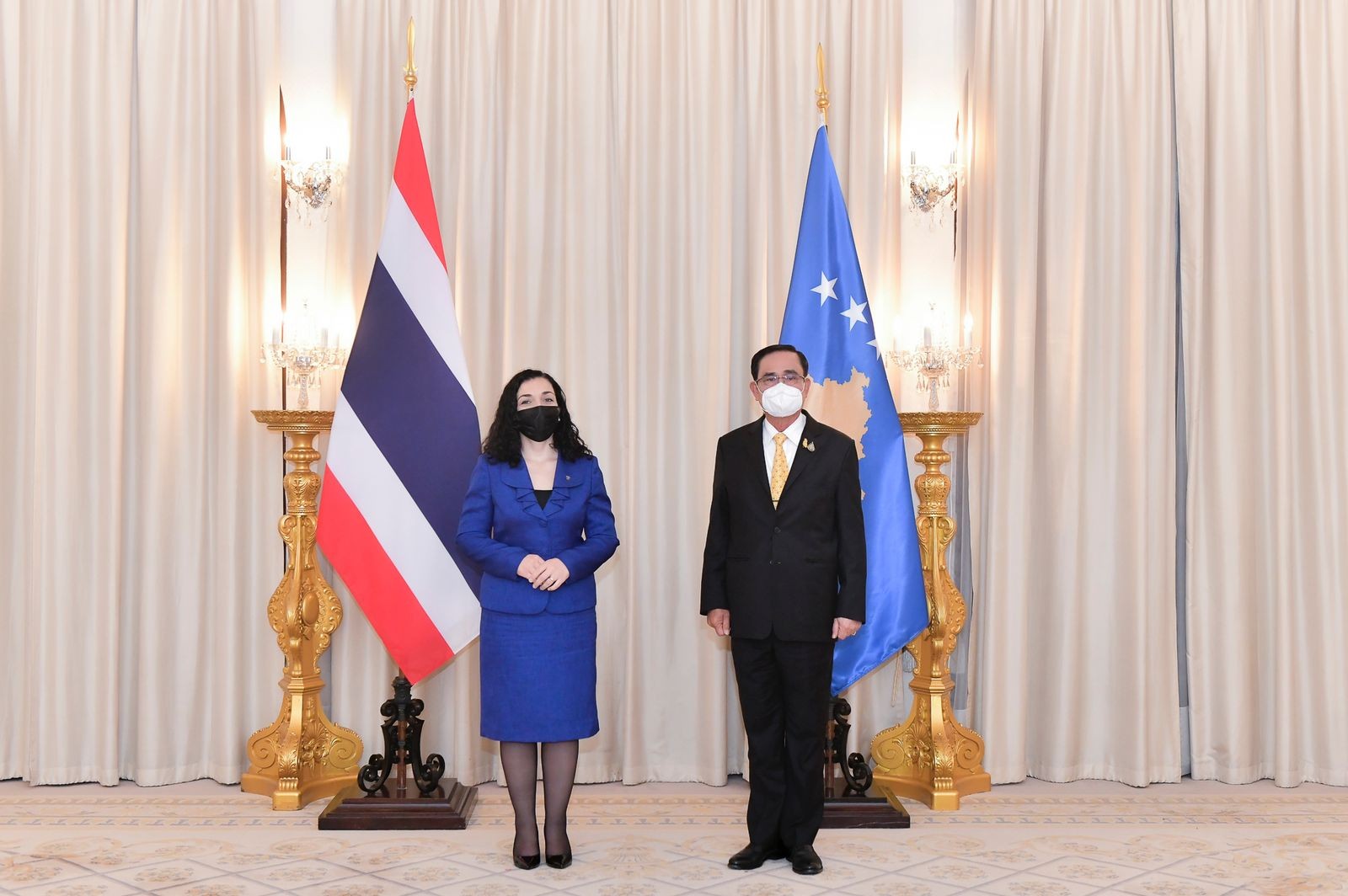 Presidentja Osmani takoi kryeministrin e Tajlandës, Prayout Chan-o-cha