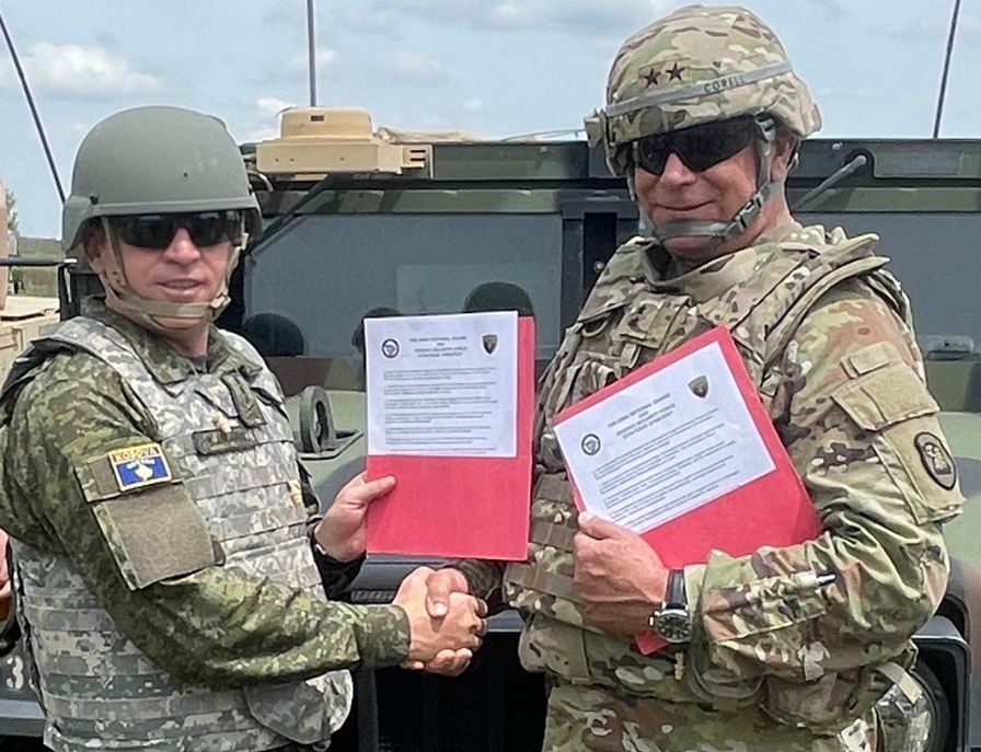 Komandanti i FSK-së nënshkroi marrëveshje me Komandantin e Gardës se Ajovës 
