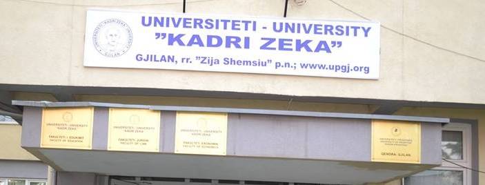 Universiteti “Kadri Zeka” në Gjilan hap konkursin  për pranimin e studentëve të rinj
