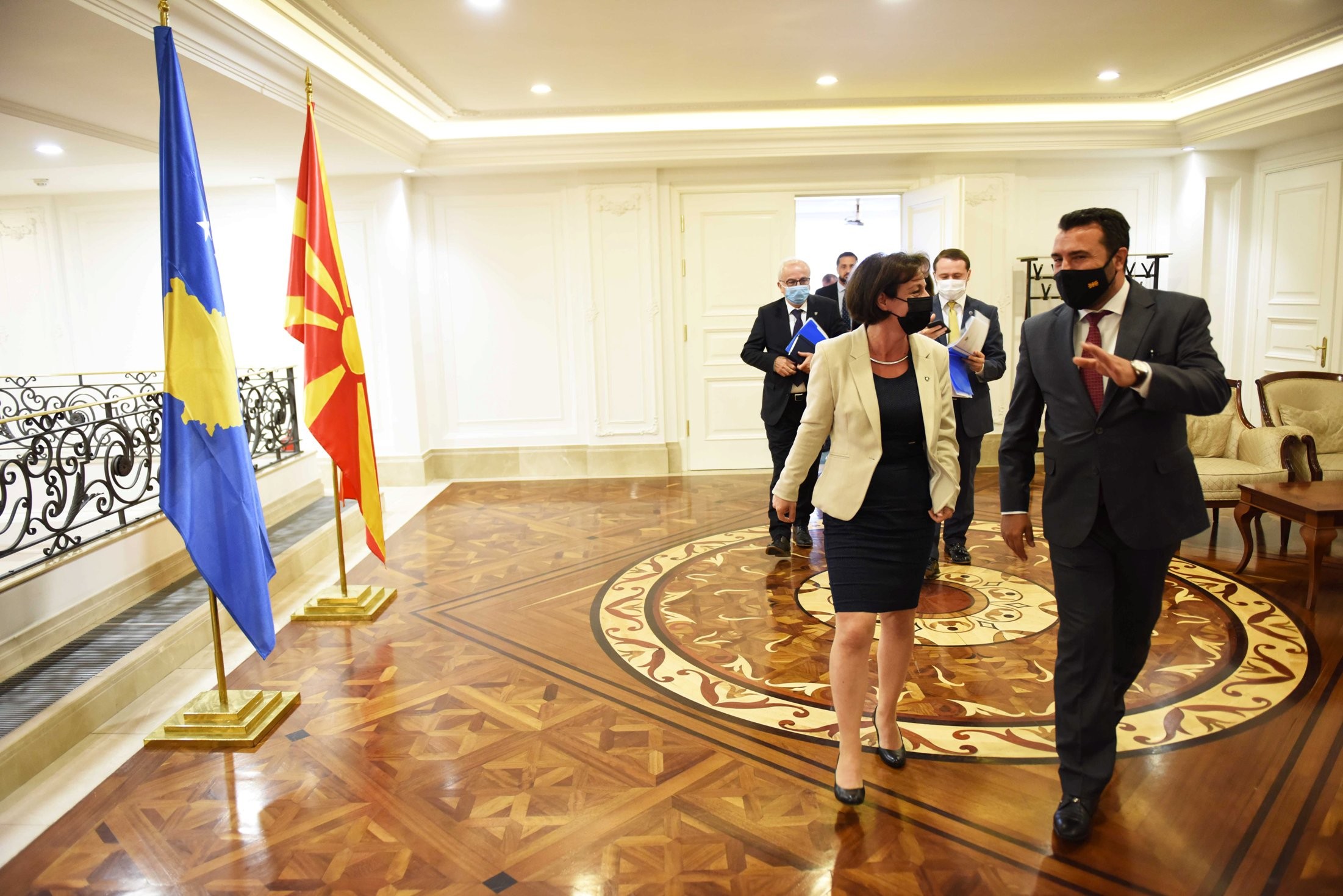 Ministrja Gërvalla nis vizitën zyrtare në Maqedoninë e Veriut