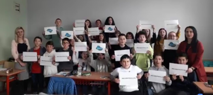 Nxënësit e Shkollës Fillore 'Faik Konica' në Mbrojtjen e Liqenit të Badovcit