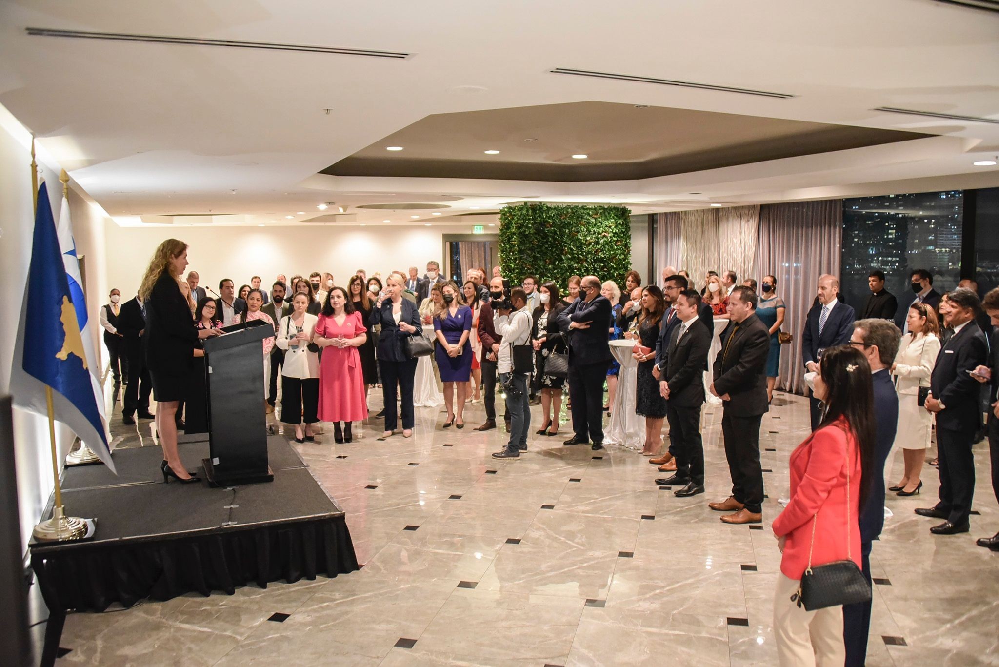 Presidentja Osmani promovon të potencialit ekonomik të Kosovës në Panama